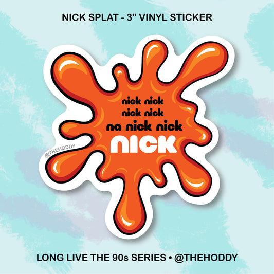 Nick Splat - 3" Vinyl Sticker