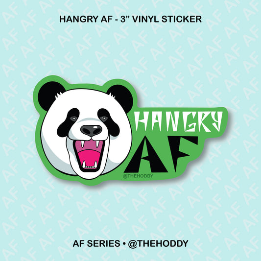 Hangry AF - 3" Vinyl Sticker